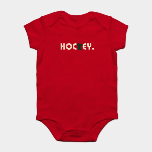 MN Hockey Baby Bodysuit by mjheubach